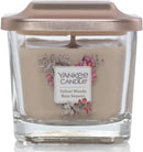 Yankee Candle Elevation Collection with Platform Lid 1-Wick Square Candle, Wax, Velvet Woods, Small