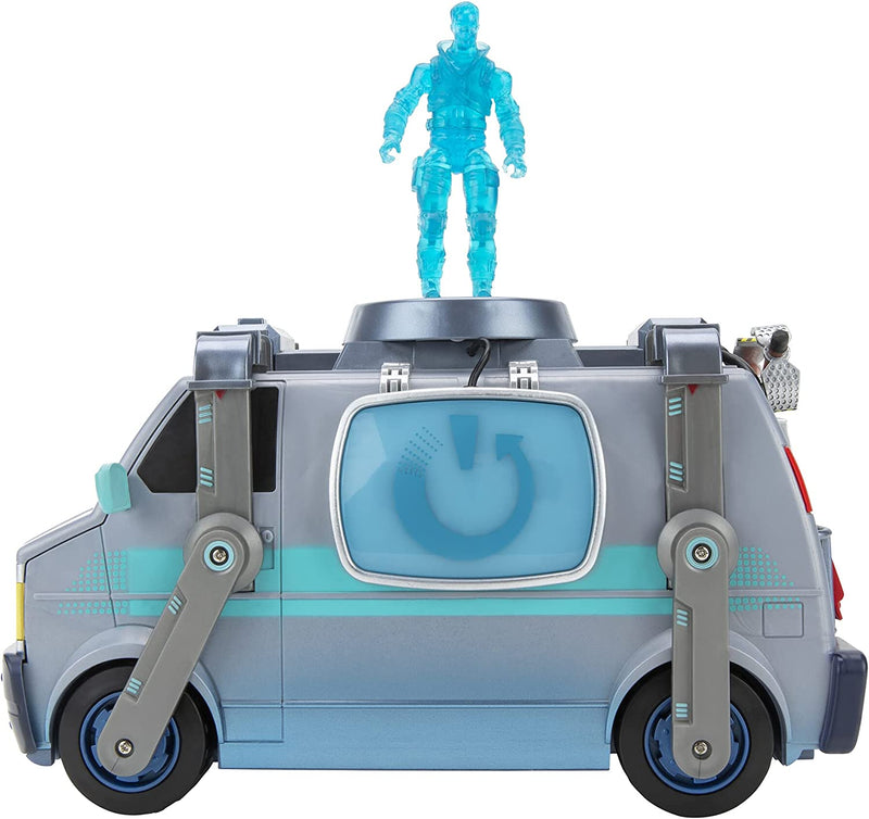 Fortnite FNT0732 Feature Deluxe Van, Electronic Vehicle with 4-inch Articulated Reboot Recruit (Jonesy) Figures and Accessory
