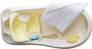 Dealberry Baby Bathing Set 6-Piece Set Baby Bath, Top and Tail, Hooded Towel, Duck Sponge, Room Thermometer and Winnie The Pooh Brush