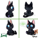 Luck Talking Plush Bob The Black Cat Kids Stuffed Toy 25+ Phrases