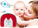 Wallaboo Baby First Aid Kit for Newborns - Red 33 Pcs (Expiry Date 10/2021)