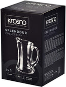 Krosno Glass Water Juice Pitcher Jug | 1.2L | Splendour Collection | Table Crystal Glass