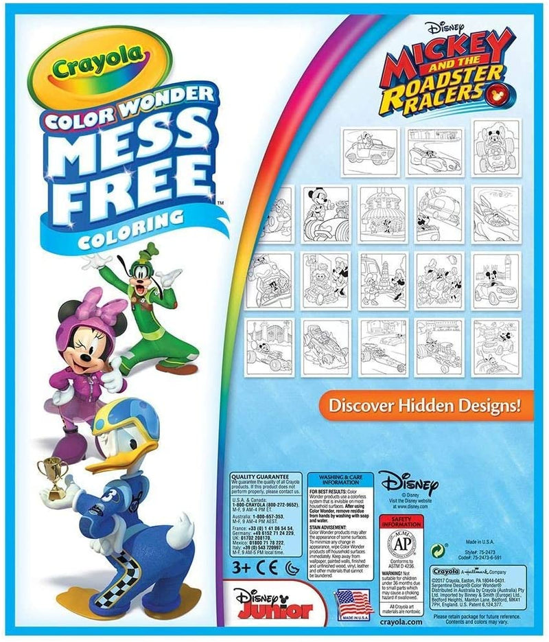 CRAYOLA MICKEY MOUSE CLUBHOUSE MESS FREE COLOURING PK18
