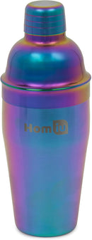 Homiu Cocktail Set Rainbow 5 Piece Includes Iridescent Stainless Steel