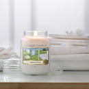 Yankee Candle Scented Candle | Clean Cotton Large Jar Candle | Burn Time: Up to 150 Hours