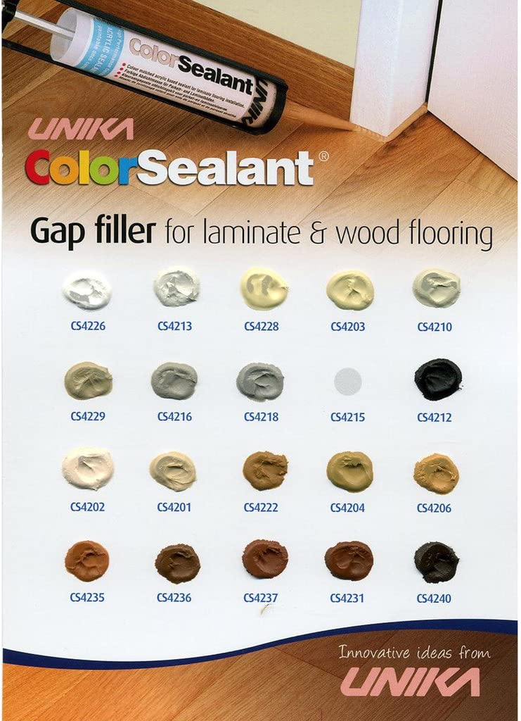 Unika ColorSealant CS4235 Cherry Wood 310ml Acrylic Gap Filler Mastic. Wood Colours. Waterproof. 14 Colours Available.