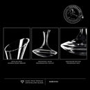 Krosno Red Wine Decanter Carafe Glass | 1.8L | Avant-Garde Collection