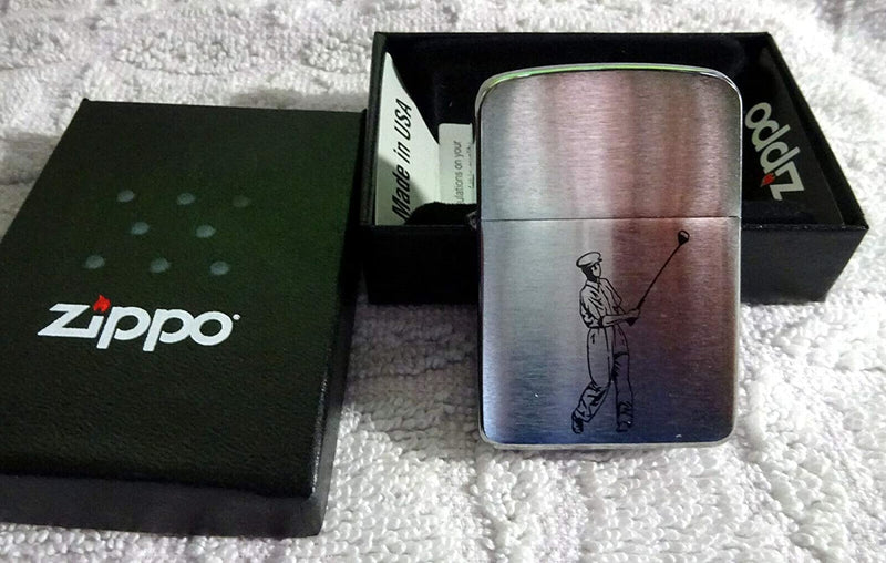 Zippo Lighters Windproof Pocket Collectors (Golfer)