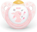 NUK Rose & Blue Baby Dummies | 6-18 Months | BPA-Free Latex Soothers