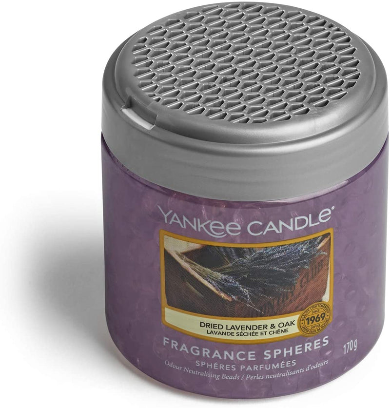 Yankee Candle Classic Fragrance Spheres Air Freshener, Farmer's Market Collection Dried Lavender & Oak