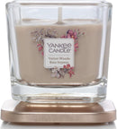Yankee Candle Elevation Collection with Platform Lid 1-Wick Square Candle, Wax, Velvet Woods, Small