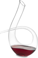 Homiu Twisted Horn Wine Decanter 1.5L Modern Contemporary Design Aerator Carafe