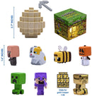 Minecraft Mine Kit Blocks, Real Gold Orb Character, Gift, Toy, Games, Twitch, NEW