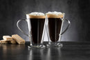 Homiu Double Walled Coffee Glasses with Handle 380ml
