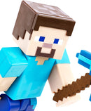 Minecraft Steve Action Figure, Comic Maker, with swappable faces and weapon