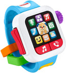 Fisher-Price GJW17 Laugh & Learn Time to Learn Smartwatch, Musical Baby Toy, Multicolor