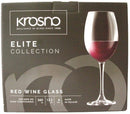 Krosno Set of 6 Glass Glass Transparent Red Wine Elite Avant Garde 360 ml