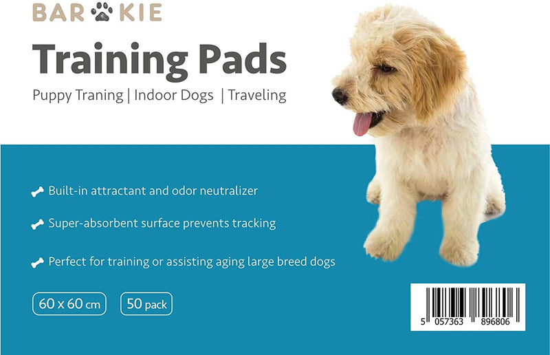 Barkie Dog Training Pads 50 Pack Large (60 x 60 cm)