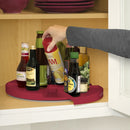 Youcopia Crazy Susan Turntable with Slide Out Shelves, Red 16in