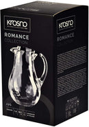 Krosno Large Glass Water Juice Pitcher Jug | 1.6L | Romance Collection | Table Crystal Glass