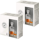 Bormioli Rocco Selecta whiskey set of 6 glasses and Italy gift claret jug