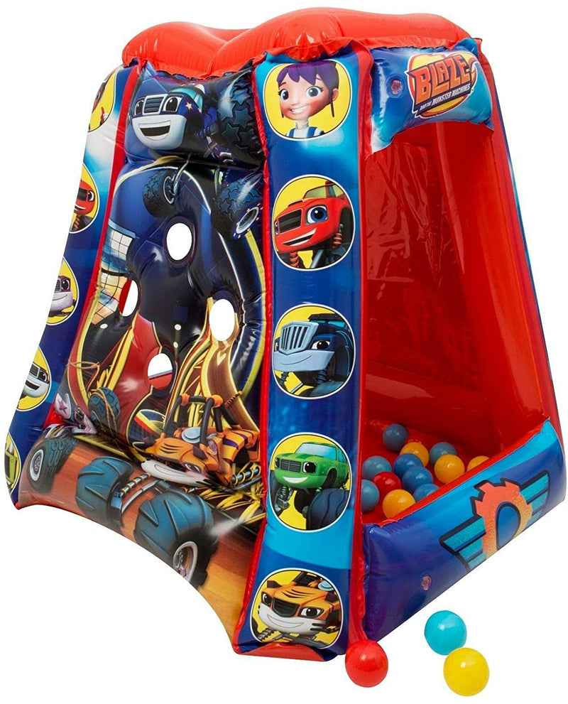 NEW BLAZE AND THE MONSTER MACHINES KIDS BALL PIT FUN HOUSE BOYS BOUNCY CASTLE