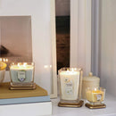 Yankee Candle Elevation Collection with Platform Lid 3-Wick Square Scented Candle, Wax, Shore Breeze, Medium