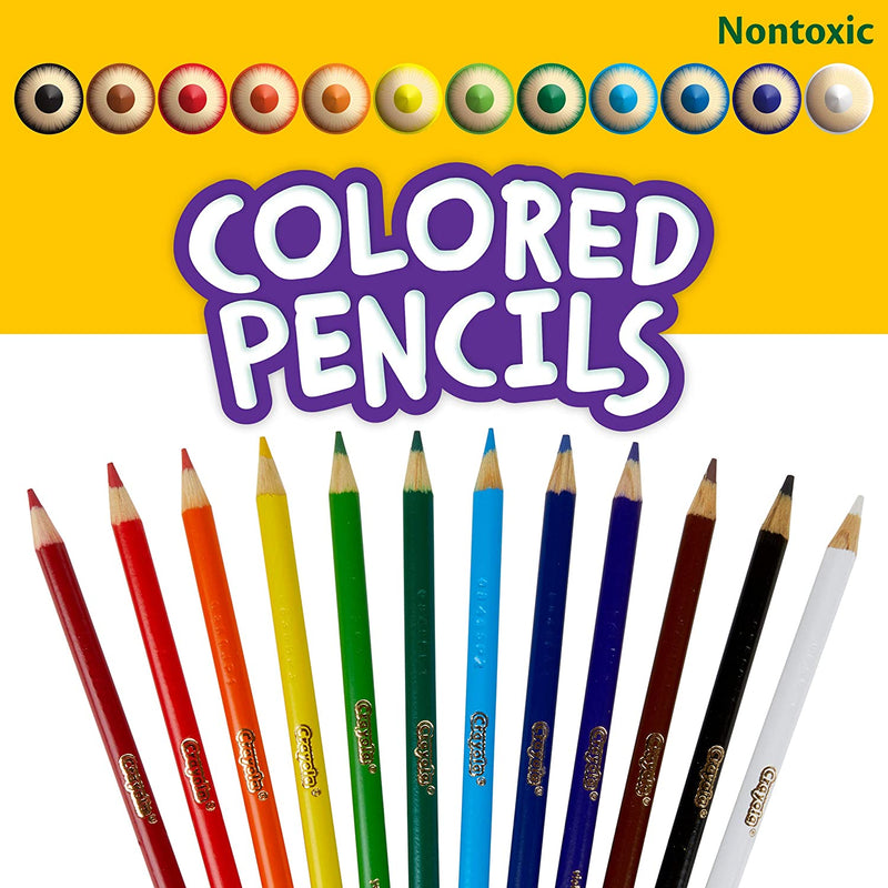 Crayola Long Colored Pencils 12 Count