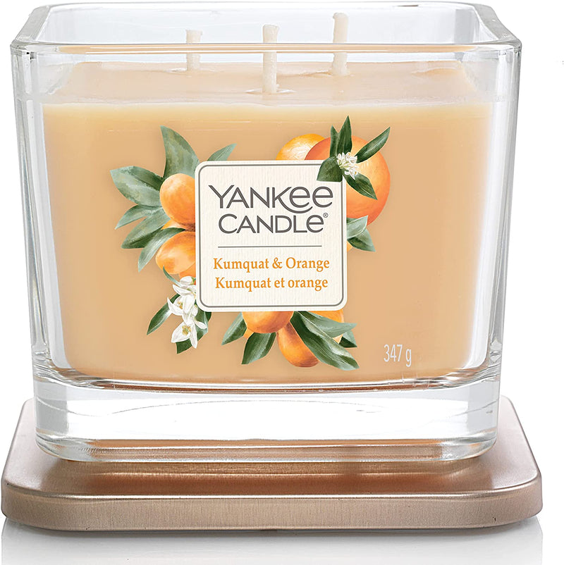 Yankee Candle Small 1-Wick Square Scented Candle | Kumquat & Orange