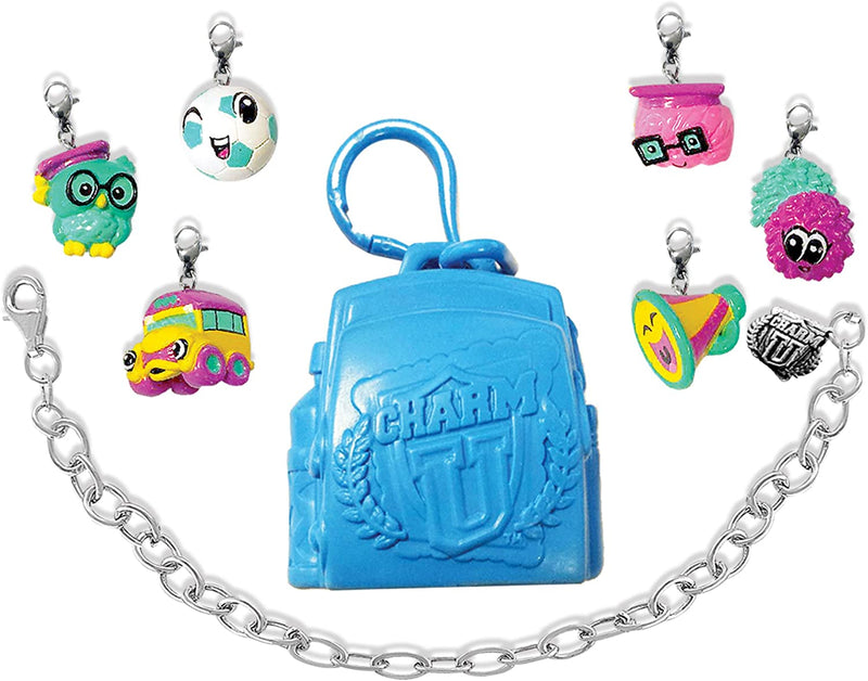 Charm U Schoolhouse Playset Starter Set Kids Fashion Toy 8 Charms Bracelet
