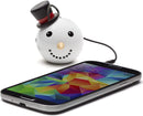 KitSound Snowman Mini Buddy and Portable Rechargeable Wired Speaker 3.5m USB C