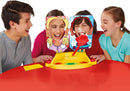 Hasbro Pie Face Showdown Family Fun Game player who doesn't get "pie-faced" Wins.