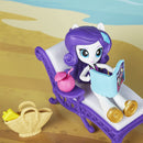 MY LITTLE PONY Equestrian girls Rarity Relaxing Beach Lounge Set includes beach-themed accessories