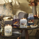 Yankee Candle Scented Candle Autumn Glow Large Jar Candle Home Light Scents Red