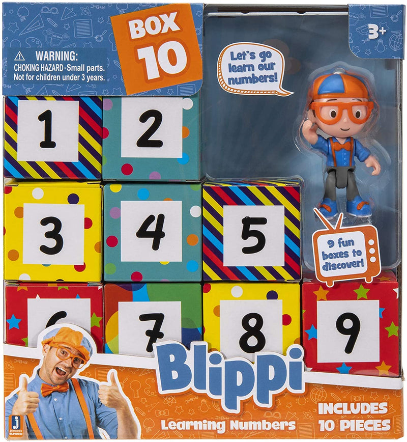 Blippi BLP0010 Surprise Boxes-Learning Numbers