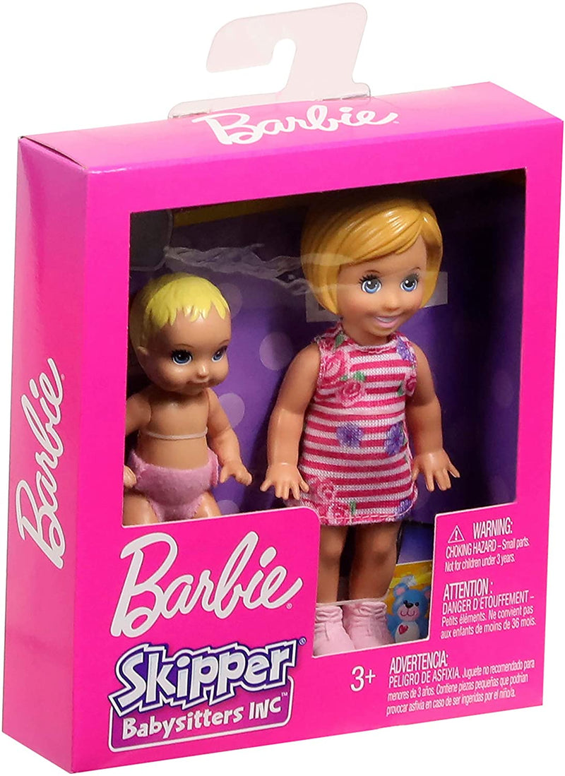 Barbie Skipper Babysitters Blonde Girl Sibling Toddler & Baby Dolls Kids Fun Toy