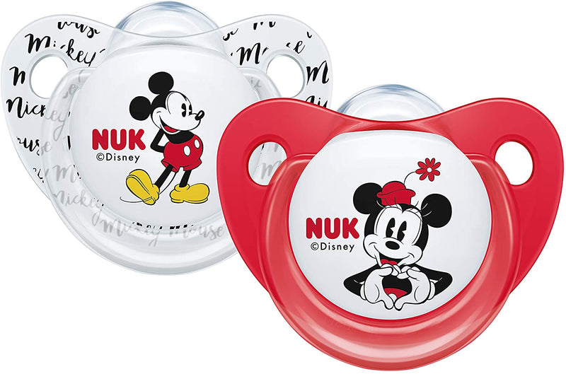 NUK Disney Baby Dummies |6-18 Months | Silicone Soothers