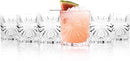 RCR Oasis Crystal Short Whisky Water Tumblers Glasses, 320 ml, Set of 6