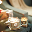 Yankee Candle Elevation Collection with Platform Lid 1-Wick Square Candle, Wax, Velvet Woods, Small