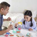 Monopoly Jenga Maker Wooden Blocks Stacking Tower Game Game for Kids Ages 8 and Up, Game for 2-6 Players, Multicolor