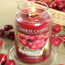Yankee Candle Scented Candle | Black Cherry Large Jar Candle | Burn Time: Up to 150 Hours