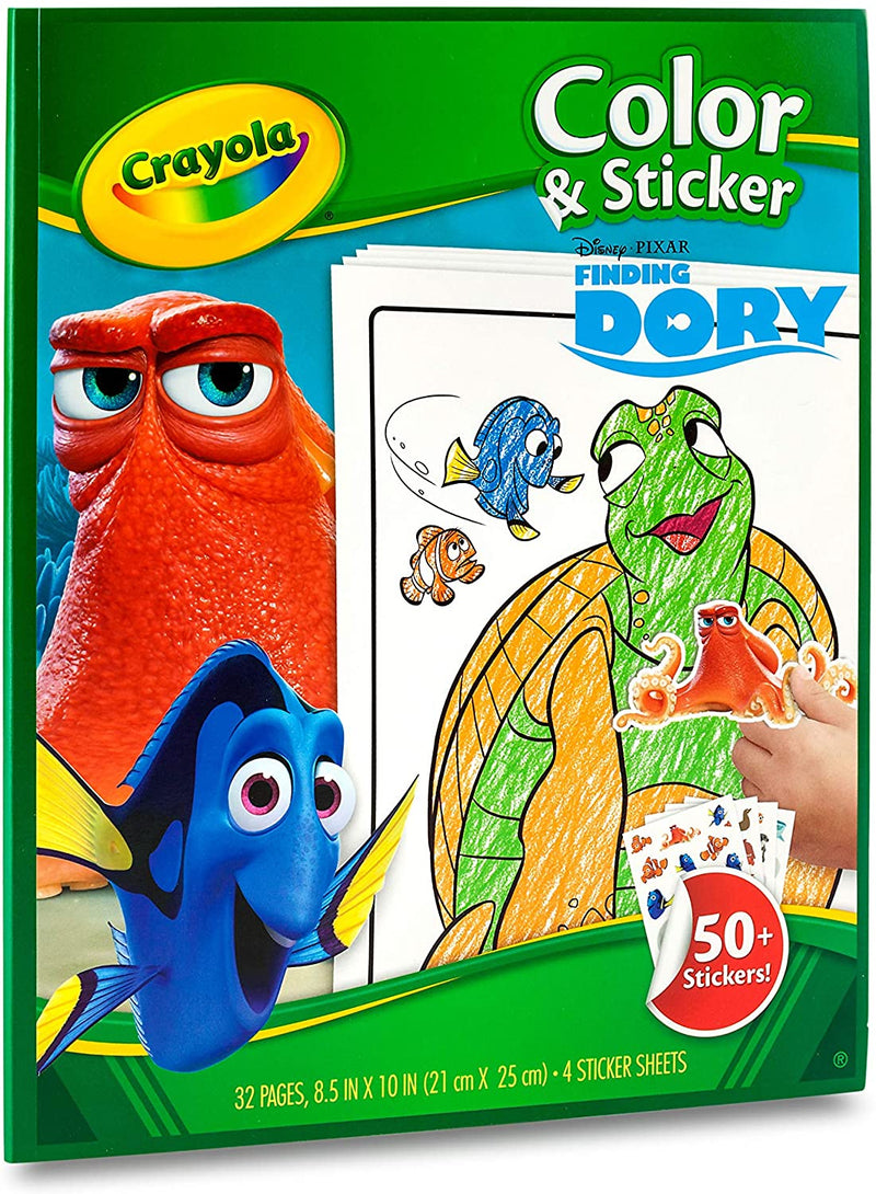 Crayola Dory Colour N Sticker Book