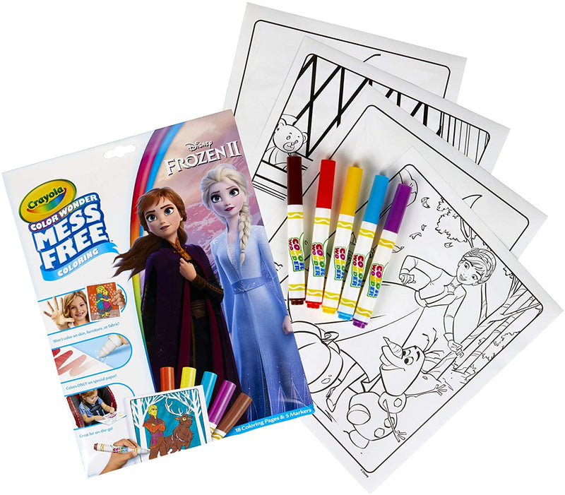 CRAYOLA FROZEN 2 COLOURING PAGES PK18