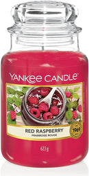 Yankee Candle Scented Candle | Red Raspberry Large Jar Candle | Burn Time: Up to 150 Hours