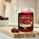 Yankee Candle Scented Candle | Black Cherry Large Jar Candle | Burn Time: Up to 150 Hours