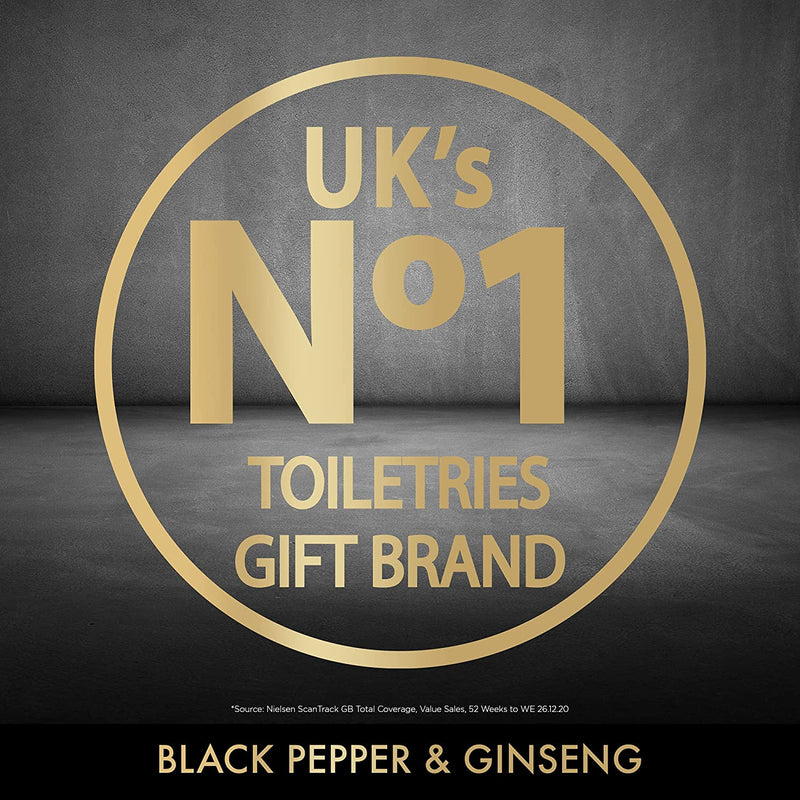 Baylis & Harding Black Pepper & Ginseng Luxury Travel Bag - Vegan Friendly