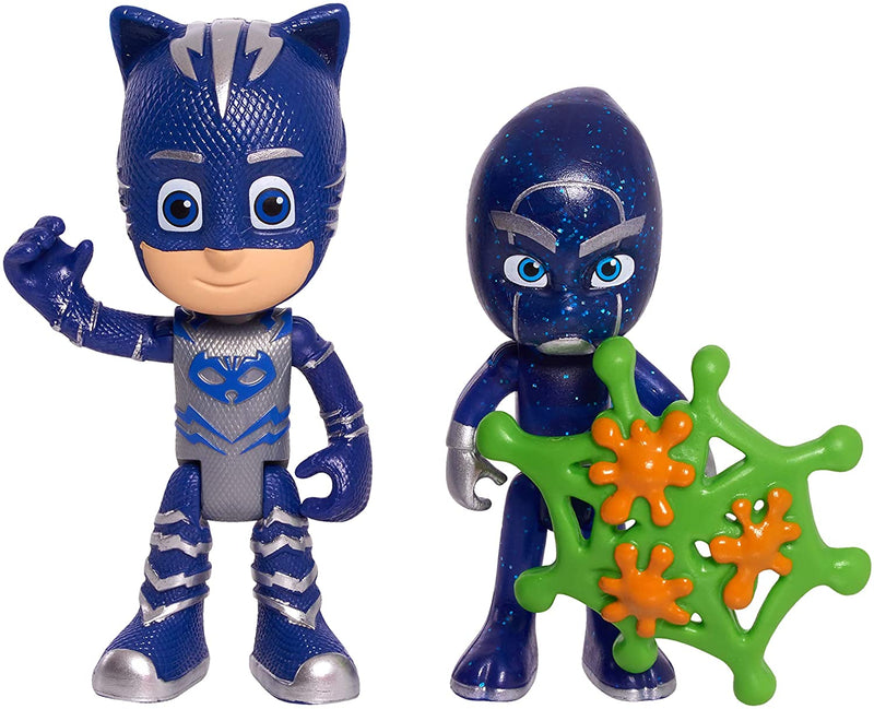 PJ MASKS Catboy & Night Ninja 2 Pack Collectible Figures Set