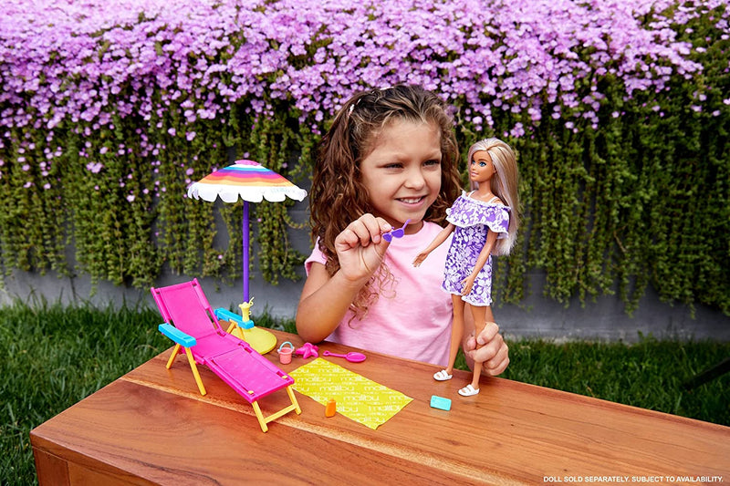 Barbie Malibu Beach Starter Playset Love the Ocean Doll Accessory Set GYG17
