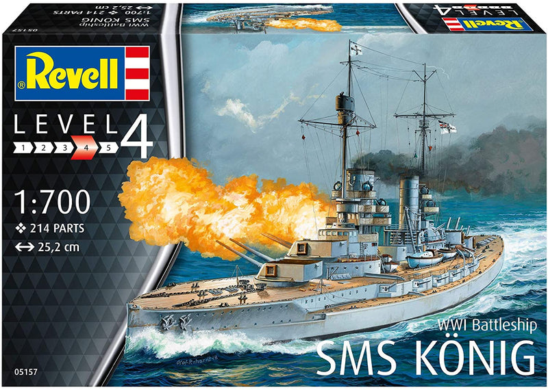 Revell Model Kit, WWI Battle Ship 1:700