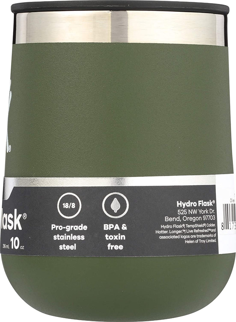 Hydro Flask 10 Oz Wine Tumbler Olive